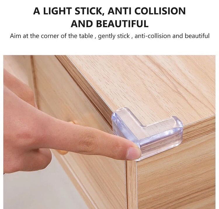 Set of 4 Baby Silicone Table Corner Protector, Furniture Edge Corner Protector, Anti Collision Guards Set of 4 Baby Silicone Table Corner Protector, Furniture Edge Corner Protector, Anti Collision Guards